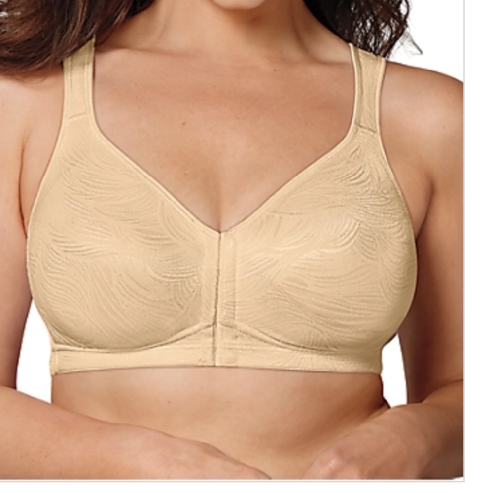 NEW Playtex Wireless 18 Hour Posture Boost Front Close Bra 38B USE525 NIP